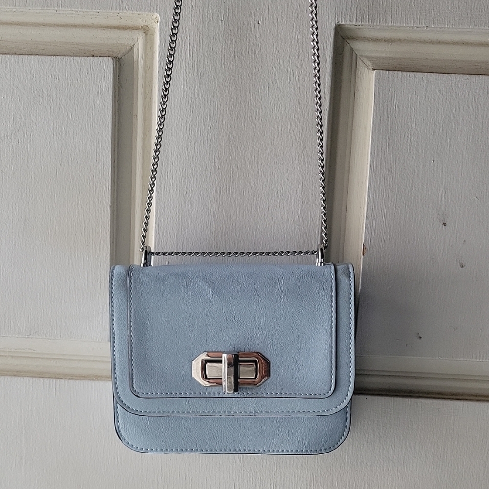 INC International Concepts Light Blue Crossbody Bag